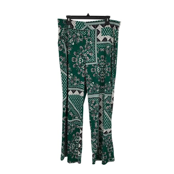 Maurices Pants - Maurices Pants Womens XL Used Green Black Casual Palazzo
